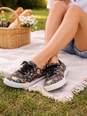 Keds x Rifle Paper Co Champion Floral Sneakers Strawberry Fields Women